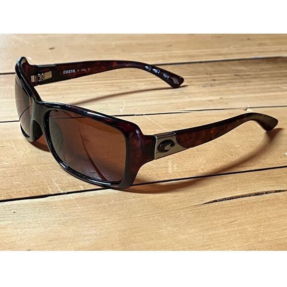 Costa Del Mar Islamorada IL 10 Women's sunglasses.  Tortoise shell print. w case - Picture 1 of 7